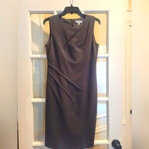 Calvin Klein gray work dress